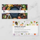 Cast Iron Pan | Kochzutaten Visitenkarte (Vorne/Hinten)