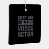 Cast Me Funny Voice-Over-Künstler Voice-Schauspiel Keramikornament (Rechts)