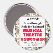 Cast Me Magnet (Vorderseite/Rückseite)