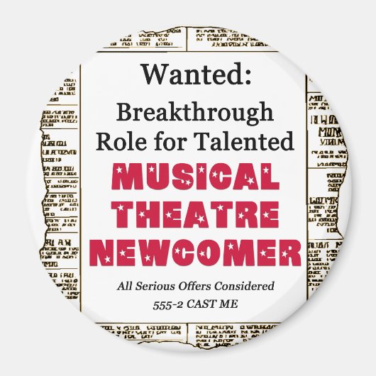 Cast Me Magnet (Vorne)