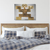 Cast Tumbaga pectoral, aus Huaca del Dragon Leinwanddruck (Insitu (Schlafzimmer))