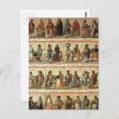 Casta Malerei Postkarte (Vorne/Hinten)