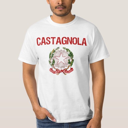 Castagnola Italiener-Familienname T-Shirt (Vorderseite)