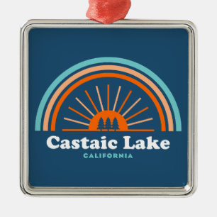 Castaic Lake California Regenbogen Ornament Aus Metall