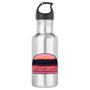 Castaic Lake California Rote Morgensonne Edelstahlflasche