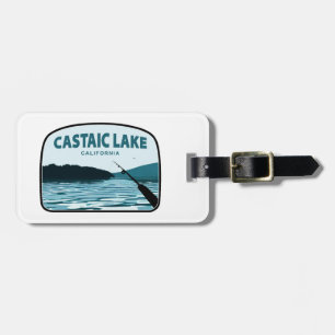 Castaic Lake Kalifornien Angelrute Gepäckanhänger