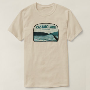 Castaic Lake Kalifornien Angelrute T-Shirt