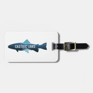 Castaic Lake Kalifornien Fisch Gepäckanhänger