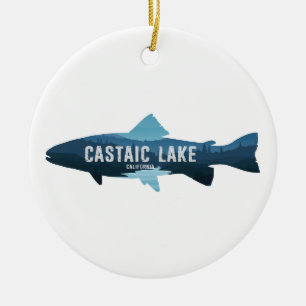 Castaic Lake Kalifornien Fisch Keramik Ornament
