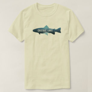 Castaic Lake Kalifornien Fisch T-Shirt