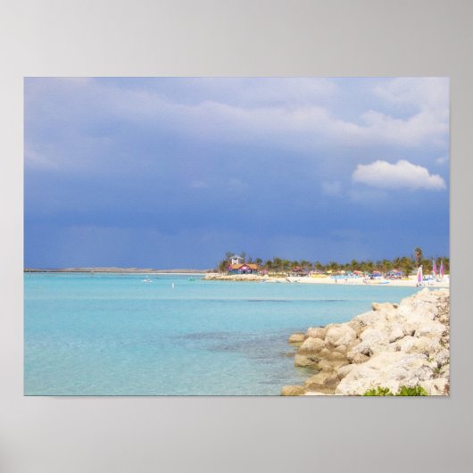 Castaway Cay Beach Poster (Vorne)