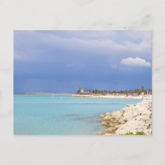 Castaway Cay Beach Postkarte (Vorderseite)