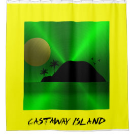 Castaway Island Duschvorhang