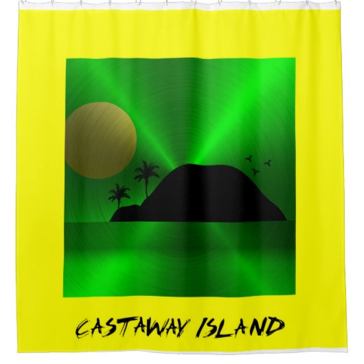 Castaway Island Duschvorhang (Vorderseite)