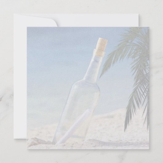 Castaway Party 1 Einladung (Rückseite)