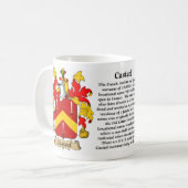 Casteel, der Ursprung, die Bedeutung und das Kaffeetasse (Vorderseite Links)