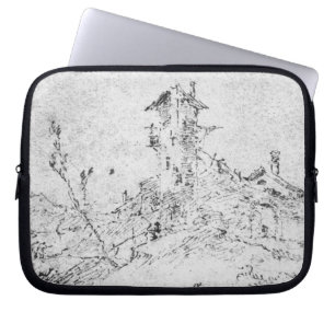 Castel Cogolo pro Andar ein Trento (Stift u. Tinte Laptopschutzhülle