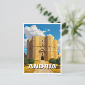 Castel del Monte Andria Italien Postkarte (Stehend Vorderseite)
