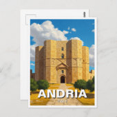 Castel del Monte Andria Italien Postkarte (Vorne/Hinten)