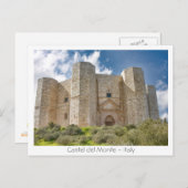 Castel del Monte Postkarte (Vorne/Hinten)