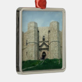 Castel Del Monte Silbernes Ornament (Rechts)