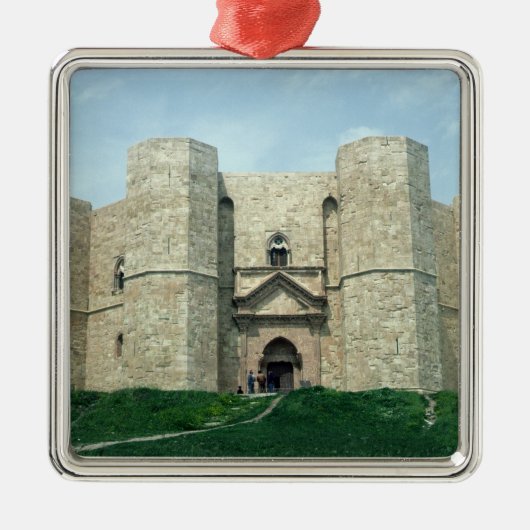 Castel Del Monte Silbernes Ornament (Vorne)