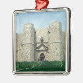 Castel Del Monte Silbernes Ornament (Links)