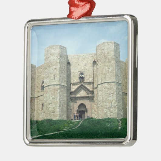 Castel Del Monte Silbernes Ornament (Links)