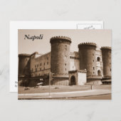 Castel dell'Ovo Postkarte (Vorne/Hinten)