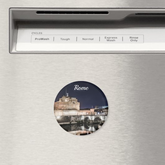 Castel Sant Angelo am Abend im Magnet Rom (In Situ (Geschirrspüler))