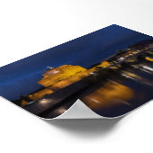 Castel Sant Angelo by night Poster (Ecke)