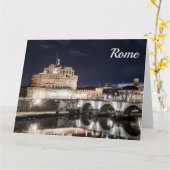 Castel Sant Angelo in Rom Karte (Gelbe Blume)