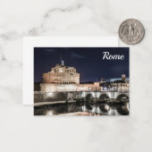 Castel Sant Angelo in Rom Mitteilungskarte (Vorderseite/Rückseite Beispiel)