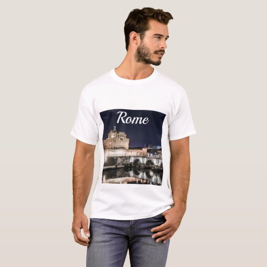 Castel Sant Angelo in Rom T-Shirt (Vorne ganz)
