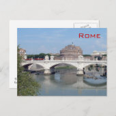 Castel Sant' Angelo Postkarte (Vorne/Hinten)