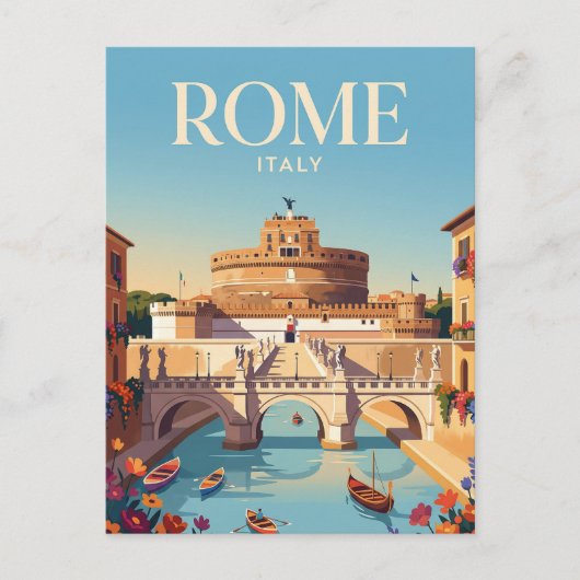 Castel Sant'Angelo Italien Postkarte (Vorderseite)