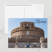 Castel Sant'Angelo - Rom, Italien Postkarte (Vorne/Hinten)