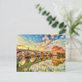 Castel Sant'Angelo, Rom, Italien Postkarte (Stehend Vorderseite)