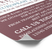 Castel Sant'Angelo, Rom, Italien, Reiseagentur Poster (Ecke)