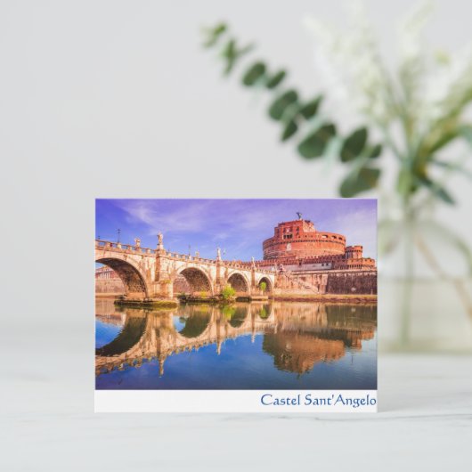 Castel Sant'Angelo, Rom Postkarte (Stehend Vorderseite)