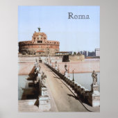 Castel Sant'Angelo, Rom (um 1900) Poster (Vorne)