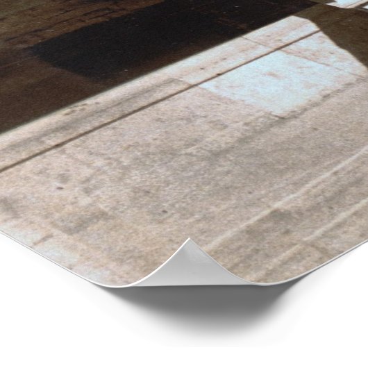 Castel Sant'Angelo, Rom (um 1900) Poster (Ecke)