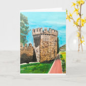 Castell de Benisanó Malerei von Alfred Fox Karte (Gelbe Blume)