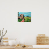 Castell de Benisanó Malerei von Alfred Fox Poster (Küche)