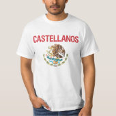 Castellanos Familienname T-Shirt (Vorderseite)