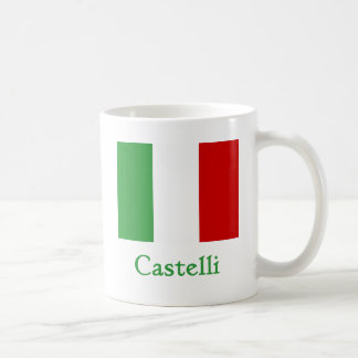 Castelli Italiener-Flagge Kaffeetasse