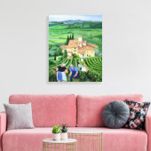 Castellina-in-Chianti Leinwanddruck (Insitu (Wohnzimmer))