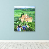 Castellina-in-Chianti Leinwanddruck (Insitu (Holzboden))