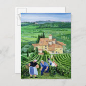 Castellina-in-Chianti Postkarte (Vorne/Hinten)