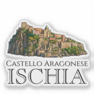 Castello Aragonese, Ischia Aufkleber